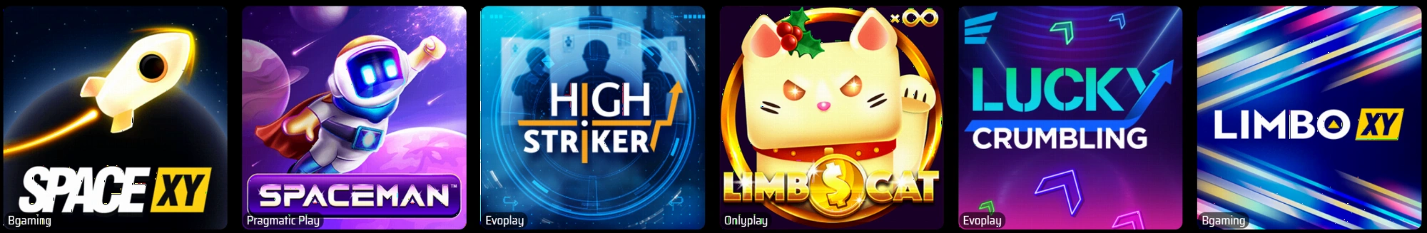 Crash games disponibili su SlotsVader Casino